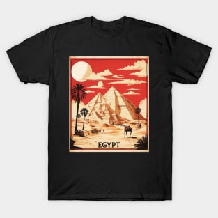 Egyptian Desert Vintage Poster Tourism T-Shirt